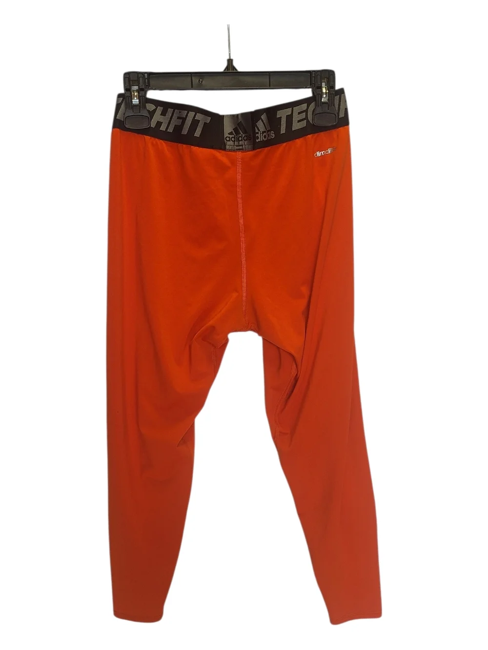 Adidas Techfit Climalite Compression Tights Men's XL Orange Athletic Leggings